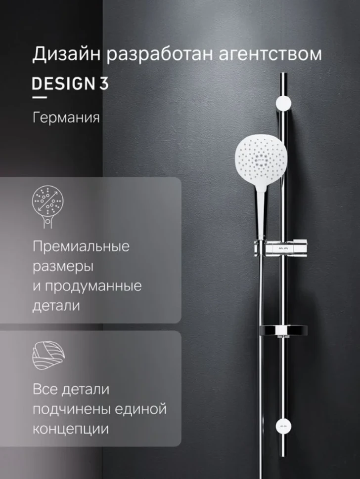 Душевой гарнитур AM.PM Spirit V2.0 F0170A000