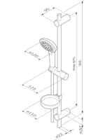 Душевой гарнитур AM.PM Spirit V2.0 F0170A000