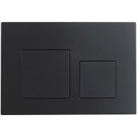 Кнопка смыва для унитаза Veconi Flush V4 пластик, цвет матовый черный