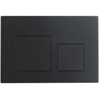 Кнопка смыва для унитаза Veconi Flush V4 пластик, цвет матовый черный Кнопка смыва для унитаза Veconi Flush V4 пластик, цвет матовый черный