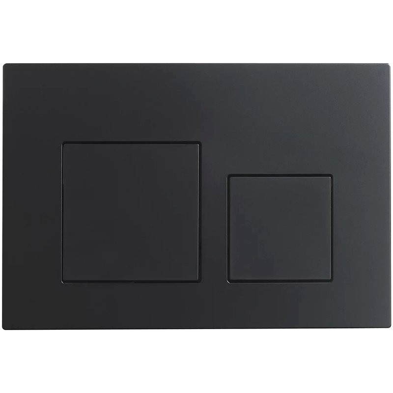 Кнопка смыва для унитаза Veconi Flush V4 пластик, цвет матовый черный