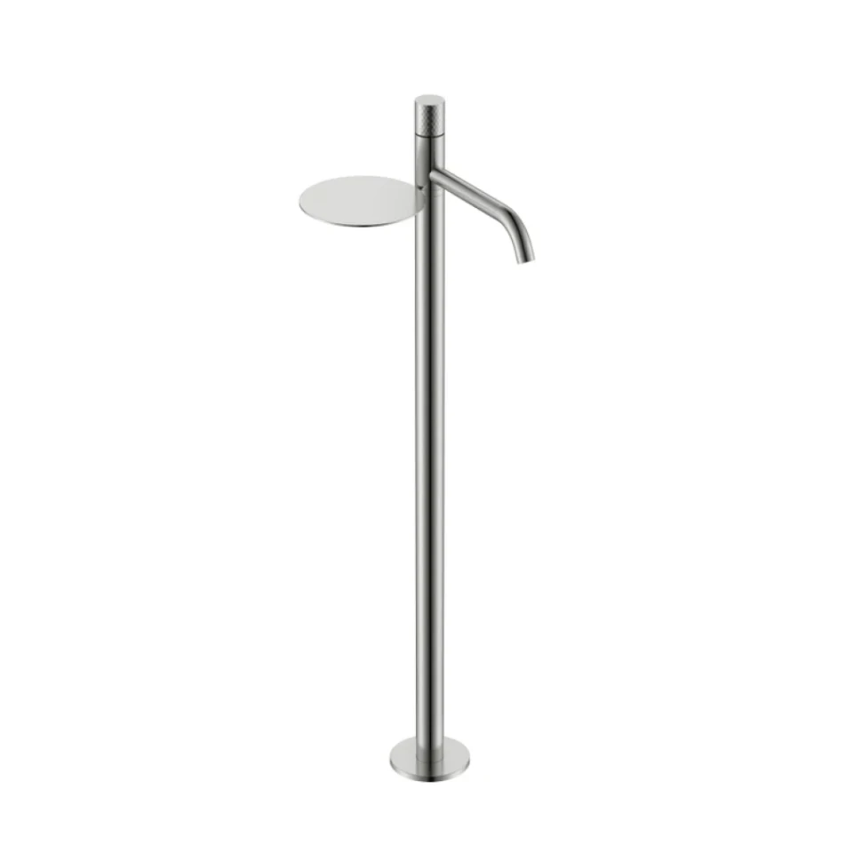 Напольный смеситель для раковины Boheme Stick 120-NB nikel brush diamond