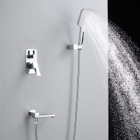 Душевая система / Тропический душ со смесителем встраиваемая Shevanik S9935, хром