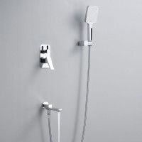 Душевая система / Тропический душ со смесителем встраиваемая Shevanik S9935, хром