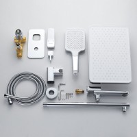 Душевая система / Тропический душ со смесителем встраиваемая Shevanik S9935, хром