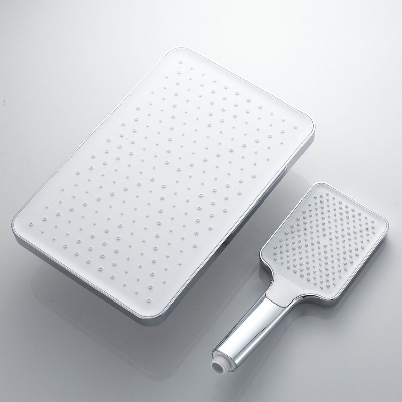 Душевая система / Тропический душ со смесителем встраиваемая Shevanik S9935, хром