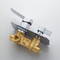 Душевая система / Тропический душ со смесителем встраиваемая Shevanik S9935, хром