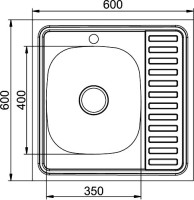 Мойка кухонная Mixline 528018