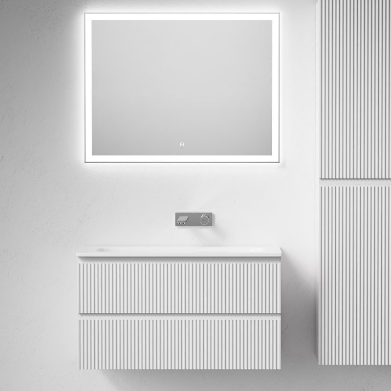 Мебель для ванной комнаты Sancos Snob R 90 подвесная, bianco, раковина СN7019wx