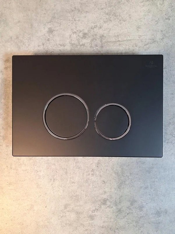 Кнопка смыва для унитаза AltroBagno Beni aggiuntivi AltroBagnoPFP005DQ пластик, цвет черный