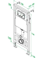 Система инсталляции для унитазов IDDIS Neofix NEO0000I32