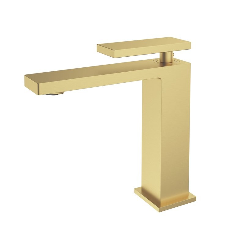 Смеситель для раковины Vincea Dice VBF-2DS1BG брашированное золото