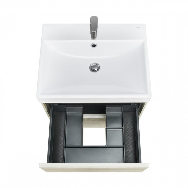 Тумба под раковину без столешницы Roca Ona 60 подвесная, светлый дуб