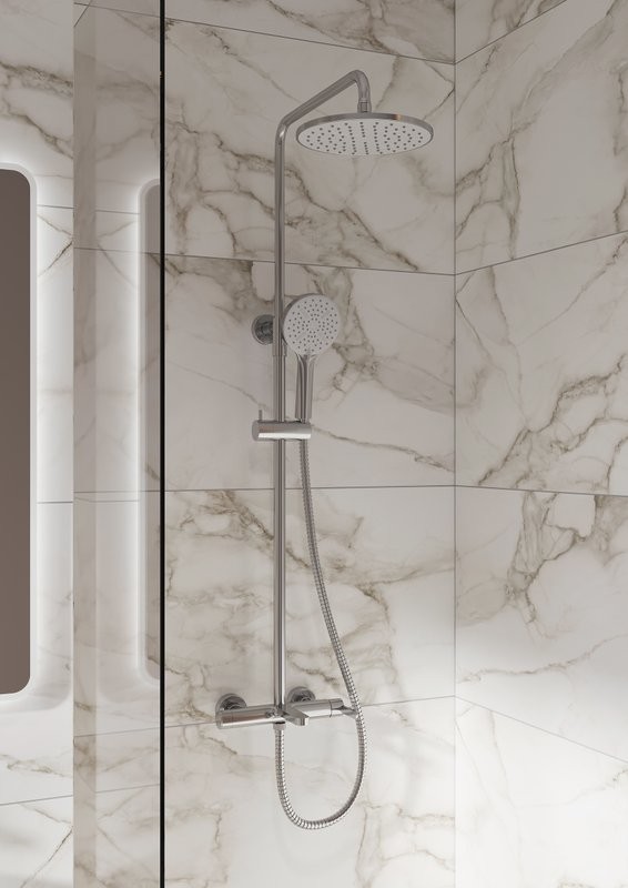 Душевая стойка Cersanit Олива (Oliva) 68999 хром