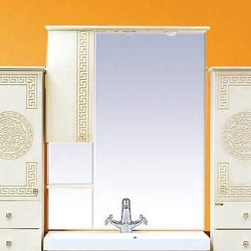 Зеркало Misty Olimpia Lux L 90 бежевая патина