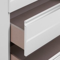 Тумба с раковиной Roca The Gap 60 3 ящика, белый глянец, раковина 3279A8000