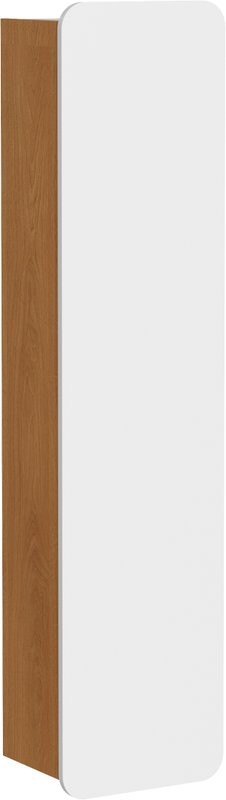 Шкаф пенал для ванной Aqwella Basic 35 дуб золотой