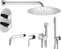Комплект для ванной Plumberia Selection Ixo KITZXOT18CR210 С ВНУТРЕННЕЙ ЧАСТЬЮ, хром