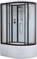 Душевая кабина Timo Standart T-6620BFL Black Fabric L с высоким поддоном