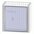 Душевая дверь в нишу Kubele DE019 D3-MAT-MT 160 см, профиль матовый хром