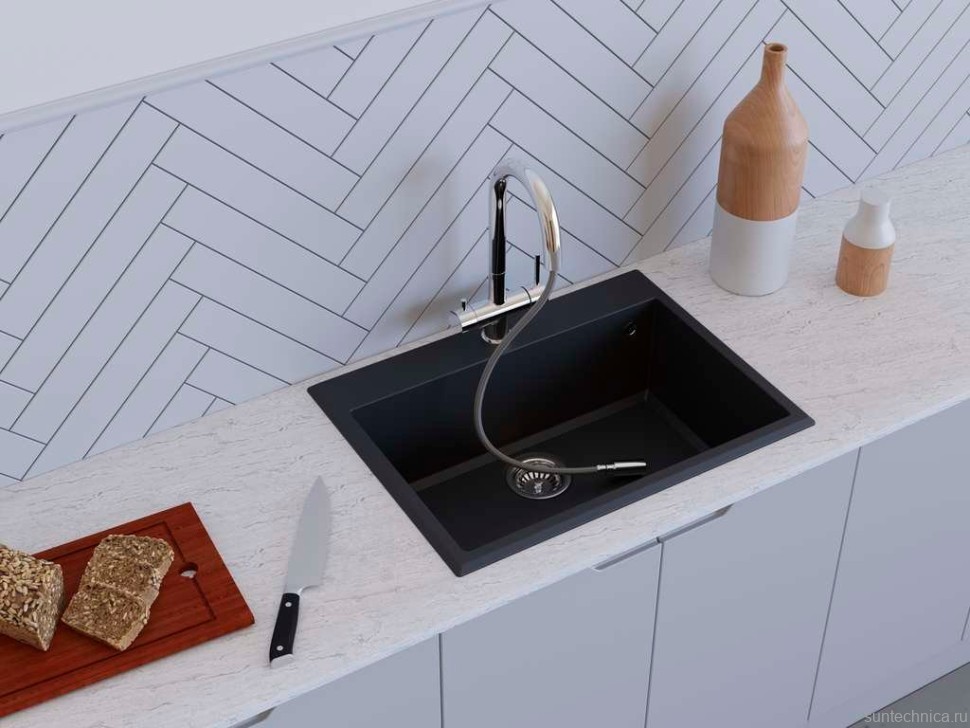 Мойка кухонная Omoikiri Tedori 68 черная