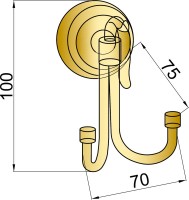 Крючок Boheme Medici 10606