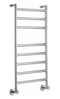 Полотенцесушитель водяной Margaroli Sole Sole 484-8 M 100x55 см, хром, лесенка, латунь, хром Полотенцесушитель водяной Margaroli Sole Sole 484-8 M 100x55 см, хром, лесенка, латунь, хром