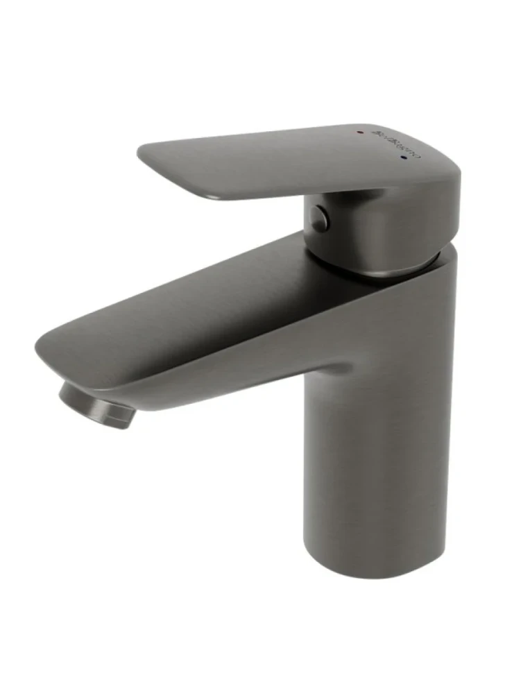 Смеситель для раковины BelBagno Due DUE-LVM-GM-W0 оружейная сталь