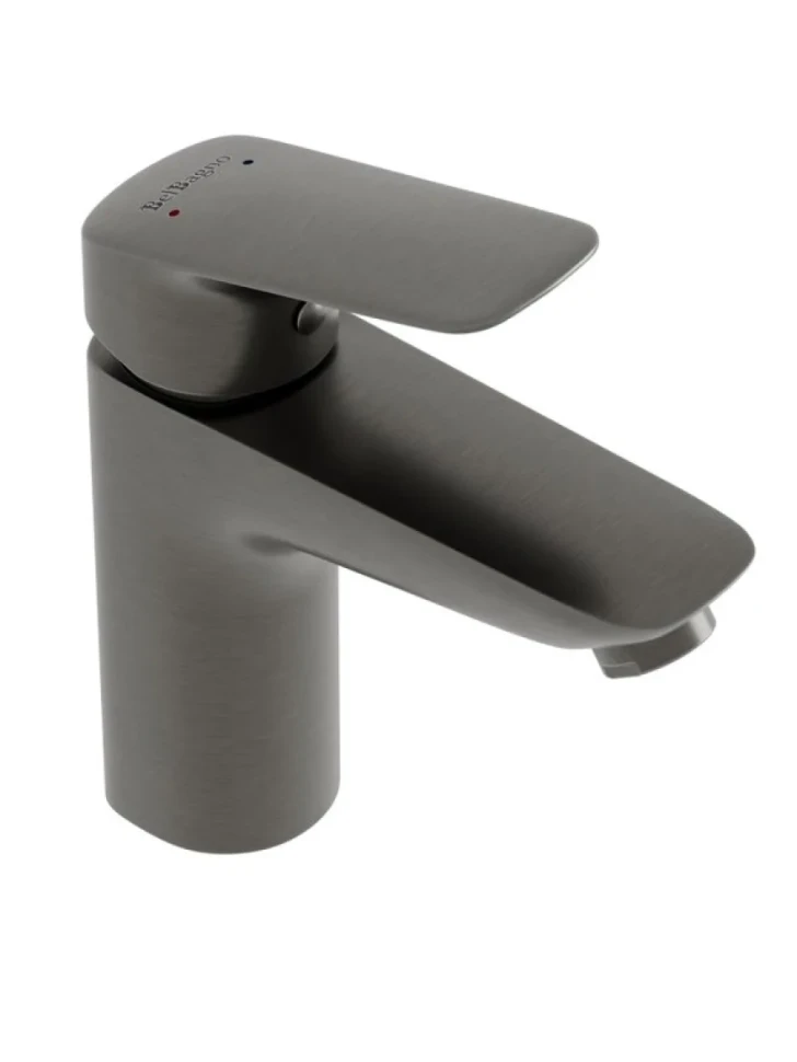 Смеситель для раковины BelBagno Due DUE-LVM-GM-W0 оружейная сталь