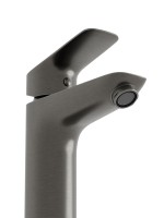 Смеситель для раковины BelBagno Due DUE-LVM-GM-W0 оружейная сталь Смеситель для раковины BelBagno Due DUE-LVM-GM-W0 оружейная сталь