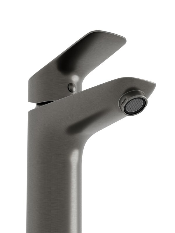 Смеситель для раковины BelBagno Due DUE-LVM-GM-W0 оружейная сталь