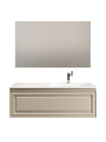 Мебель для ванной комнаты Sancos Very 120 R подвесная, 1 ящик, beige soft