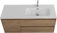 Тумба под раковину BelBagno Kraft 120 R, 2 ящика, дверца, rovere nebrasca nature
