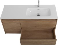 Тумба под раковину BelBagno Kraft 120 R, 2 ящика, дверца, rovere nebrasca nature