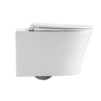 Унитаз подвесной Grossman Thin Rim GR-5604SQ глянцевый белый