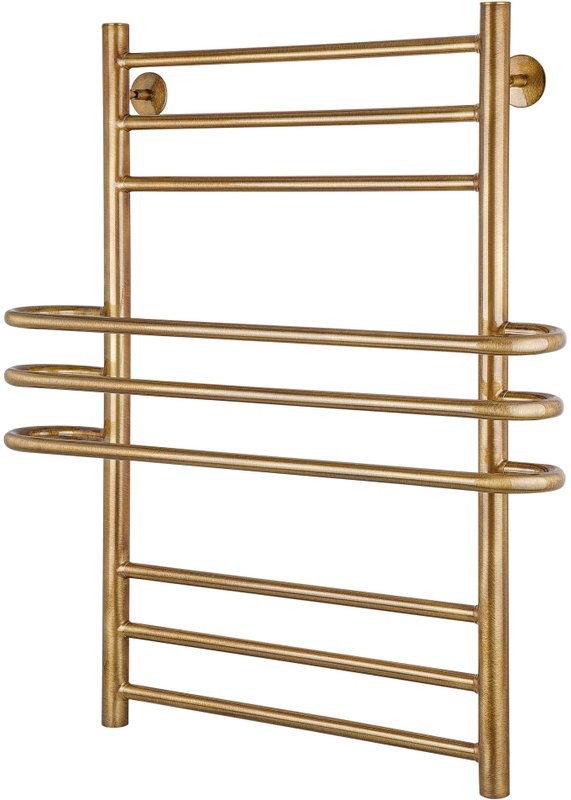 Полотенцесушитель водяной Secado Палермо 4603777477219 85x70 см, бронза, лесенка, латунь