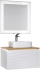 Мебель для ванной Jorno Karat 80, с подсветкой, белая