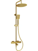 Душевая стойка Wasserkraft Aisch A199.259.201.BG Thermo с термостатом, золото