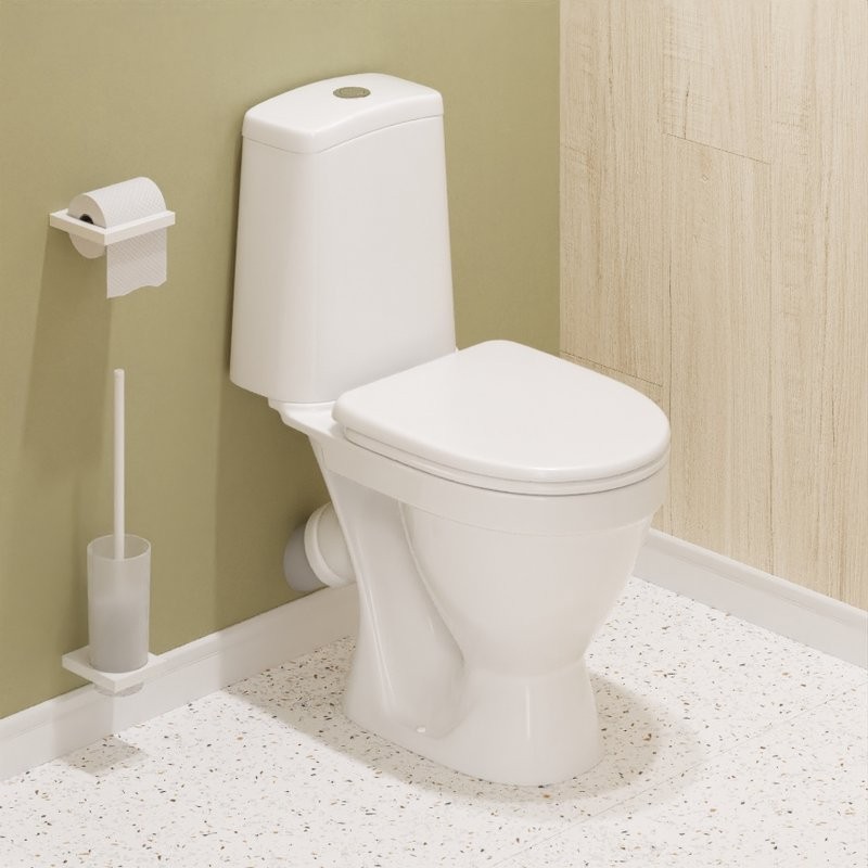 Унитаз-компакт напольный Sanita Лада комфорт глянцевый белый