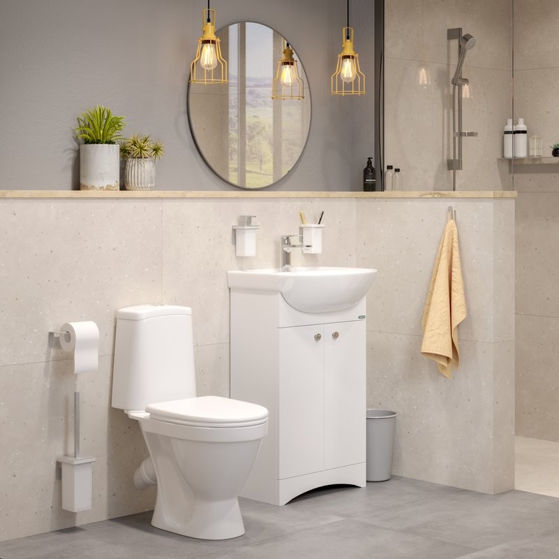 Унитаз-компакт напольный Sanita Лада комфорт глянцевый белый