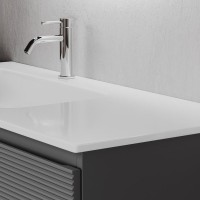 Тумба под раковину Sancos Folk 100 L grey soft