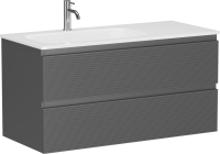 Тумба под раковину Sancos Folk 100 L grey soft