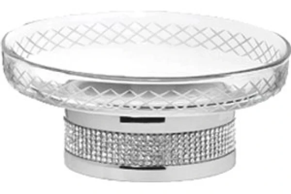 Мыльница Boheme Royal Cristal Chrome настольная
