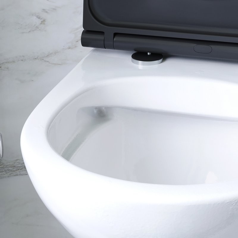 Унитаз подвесной AM.PM Gem FlashClean C901700SCmb