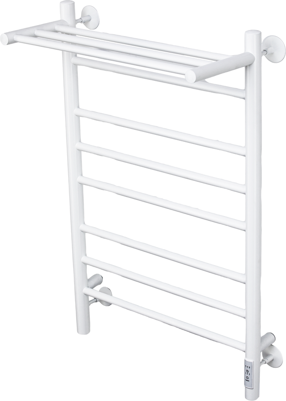 Полотенцесушитель электрический Comfysan Luce EC-8 80х40, с полкой, белый