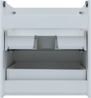 Тумба с раковиной Aquanet Нота new 60 подвесная, белая глнцевая