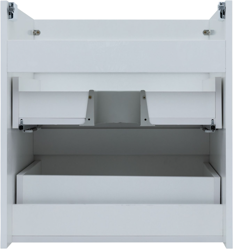 Тумба с раковиной Aquanet Нота new 60 подвесная, белая глнцевая