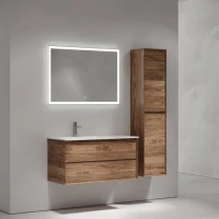 Тумба с раковиной Sancos Marmi 2.0 100 L дуб чарльстон