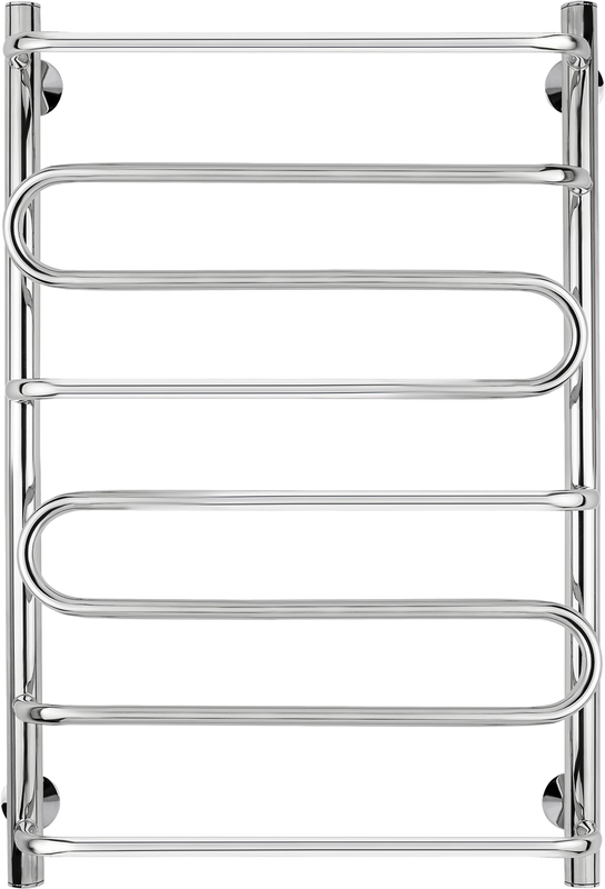 Полотенцесушитель электрический Secado Валенсия 2 85x55 см, подключение слева, глянцевый хром, лесенка