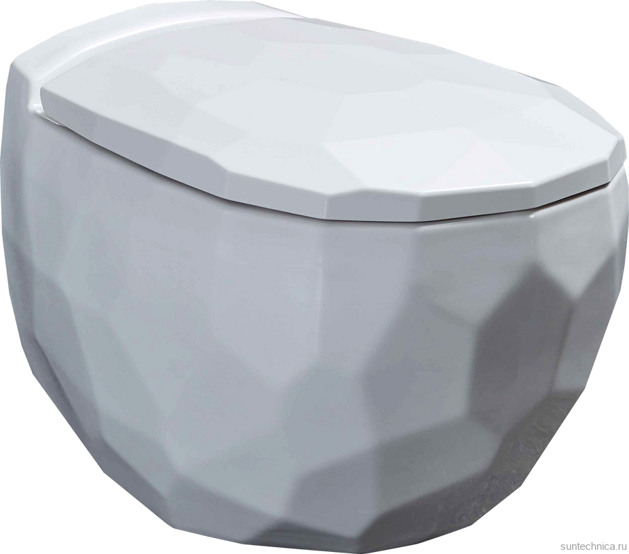 Унитаз подвесной beWash Bekinger 87303201 с сиденьем микролифт белый